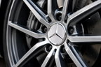 4x 75mm Matte Silver Wheel Centre Caps Compatible with Mercedes-Benz A B C E Class