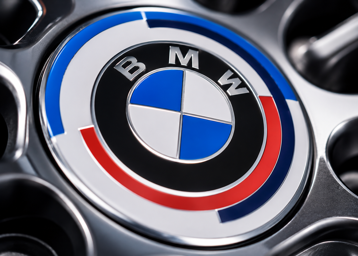 4x Blue Alloy Wheel Centre Caps 68mm Hub Caps Compatible with BMW E60 E90 E92 E82 E87 F10 F20 F30