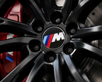 4x 68mm M Sport Style Wheel Centre Caps Compatible with BMW E46 E90 E39 E60 E30 E36 F30