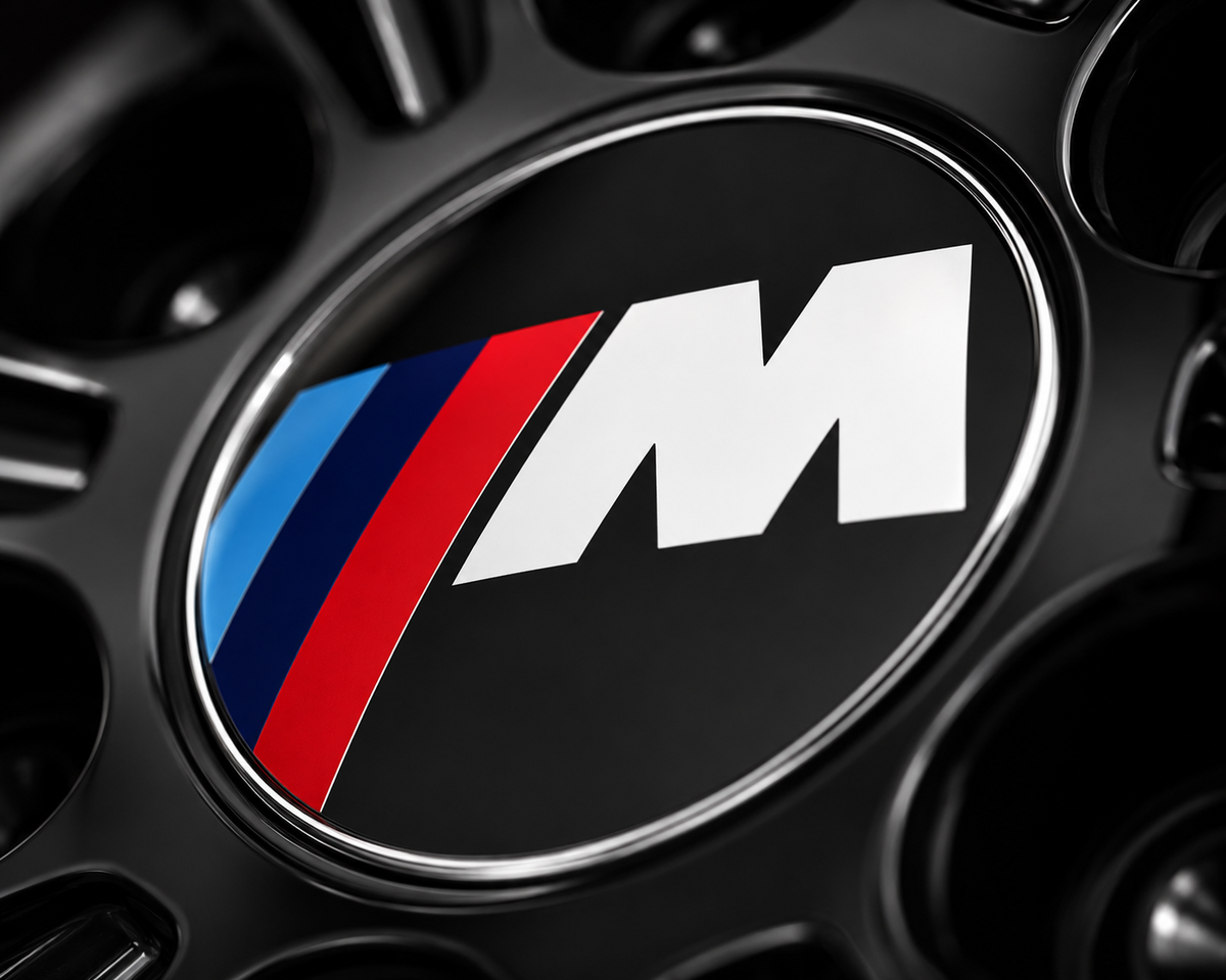 4x 68mm M Sport Style Wheel Centre Caps Compatible with BMW E46 E90 E39 E60 E30 E36 F30