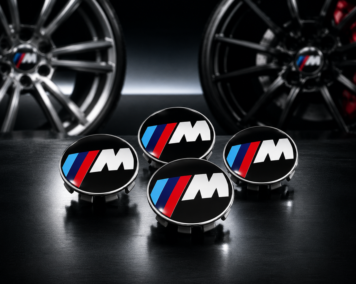 68mm Wheel Centre Caps Compatible with BMW Alloy Wheels – Set of 4 | Multiple Styles Available 1 3 5 6 7 Series X5 X6 M & Z Models
