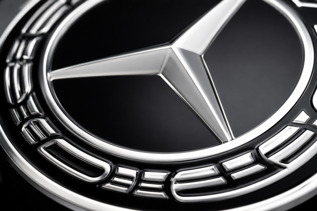 4x 75mm Black Wheel Centre Hub Caps Compatible with Mercedes-Benz – Alloy Wheel Centre Covers for A B C E S M Class & AMG