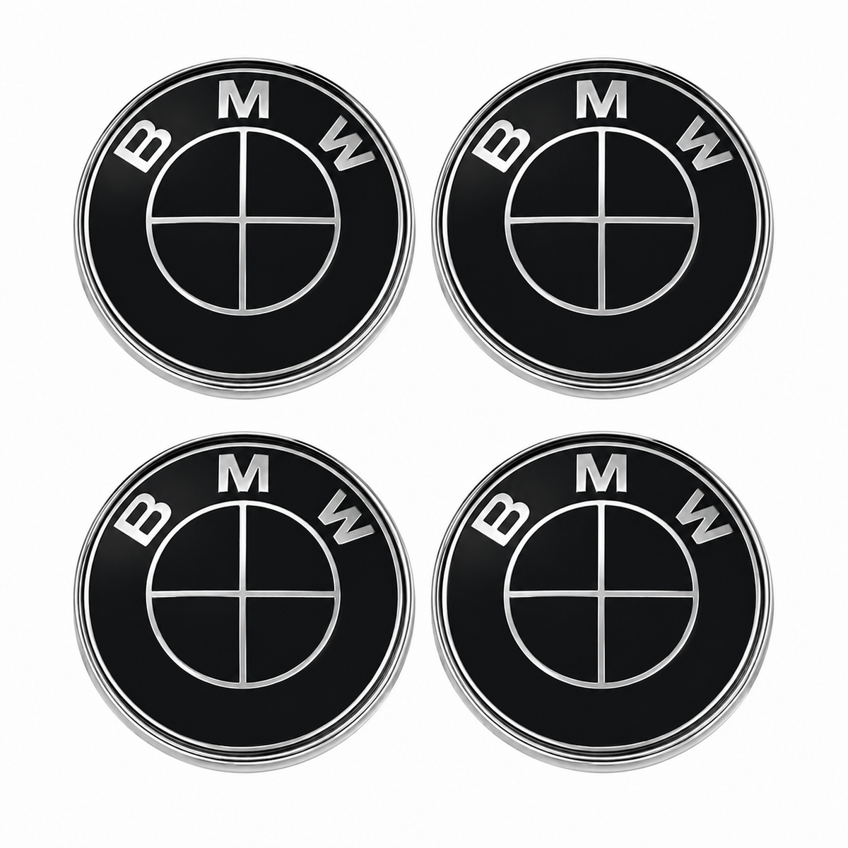 68mm Wheel Centre Caps Compatible with BMW Alloy Wheels – Set of 4 | Multiple Styles Available   1 3 5 7 Series X5 X6 M & Z Models