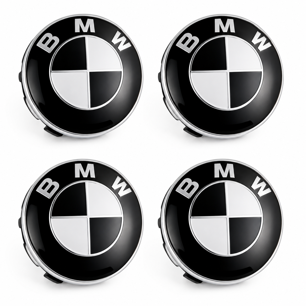 68mm Wheel Centre Caps Compatible with BMW Alloy Wheels – Set of 4 | Multiple Styles Available 1 2 3 5 7 Series X3 X5 X6 M3 E46 E90 E60