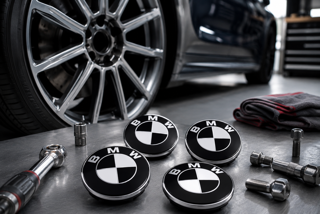 68mm Wheel Centre Caps Compatible with BMW Alloy Wheels – Set of 4 | Multiple Styles Available 1 2 3 5 7 Series X3 X5 X6 M3 E46 E90 E60