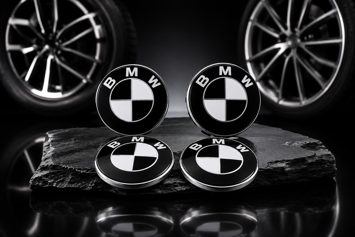 68mm Wheel Centre Caps Compatible with BMW Alloy Wheels – Set of 4 | Multiple Styles Available 1 2 3 5 7 Series X3 X5 X6 M3 E46 E90 E60
