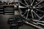 Ford-Style Wheel Centre Caps 54mm Set of 4 – Black Alloy Hub Caps Covers Replacement Fits Fiesta Focus KA